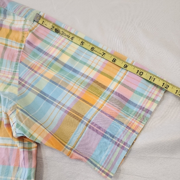Ralph Lauren Men's Multicolor Plaid Shirt Beach Twill Sleeves Shirt, sz 2XL - Picture 4 of 16